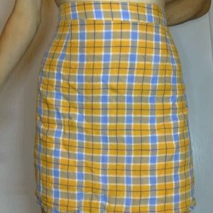 Plaid skirt